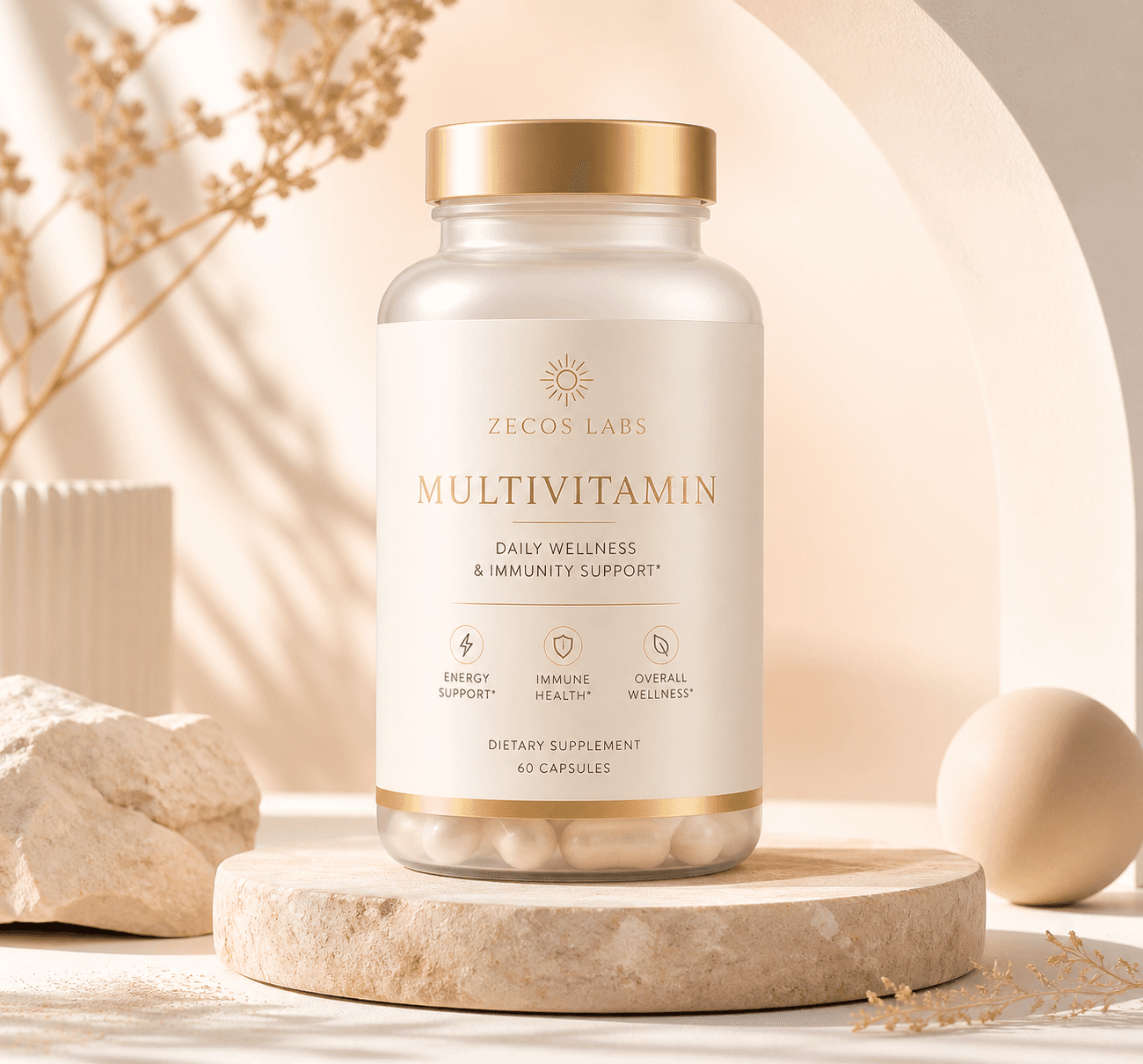Multivitamin bottle